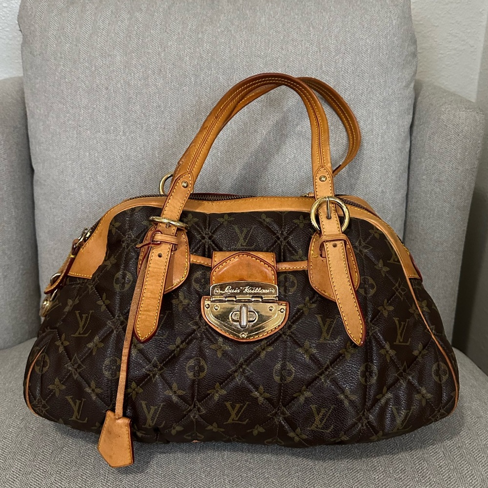 Brown Designer Handbag/ Travel bag
